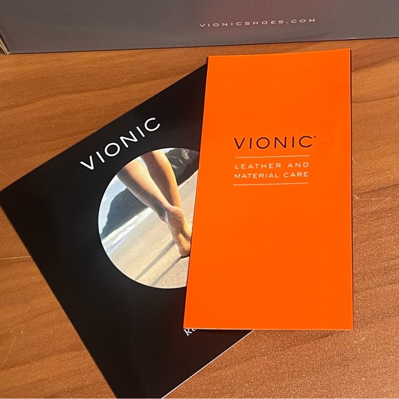 Vionic Spark Caroll Metallic Rose Gold Leather Ballet Flats Size 6.5 - Picture 11 of 13